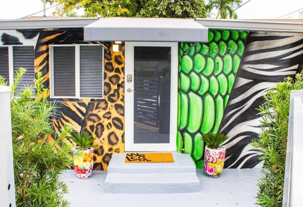 Unique Miami Art Escape W/ Hottub, Arcade & Murals المظهر الخارجي الصورة